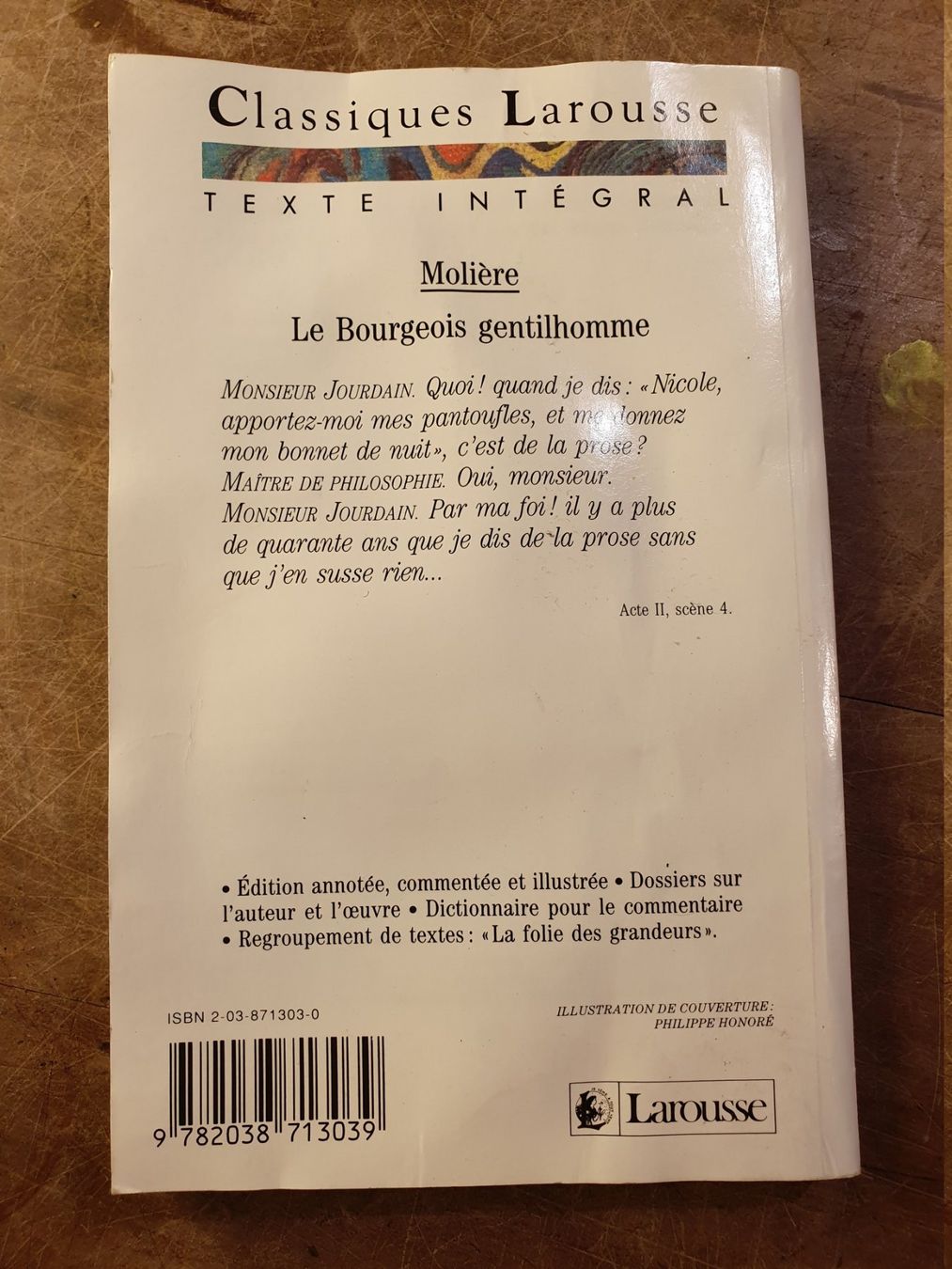 Libri: Le Bourgeoise gentilhomme - Moliere – Usato da Zürich venduto da loosebone 4