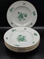 6-teiliges Set Rosenthal Aida Porzellanteller tief grün 1949