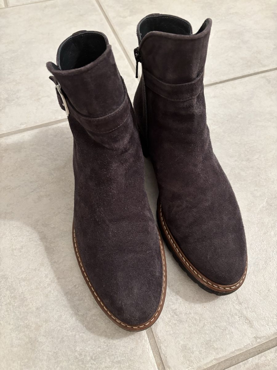 Damenschuhe: Wildleder Stiefeletten Gr. 38 – Gebraucht aus Untersiggenthal von vs5_n2r2 4