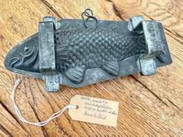 Antike Schokoladenform - Fisch - Sammlestück aus Frankreich