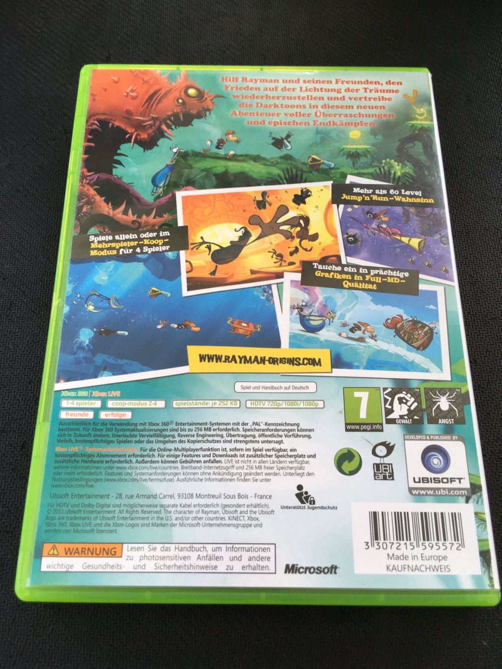 Microsoft Giochi: Rayman Origins - Xbox 360 – Usato da St.Gallen venduto da sjosjo 1