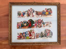Altes Bild mit Weihnachtsmotiven