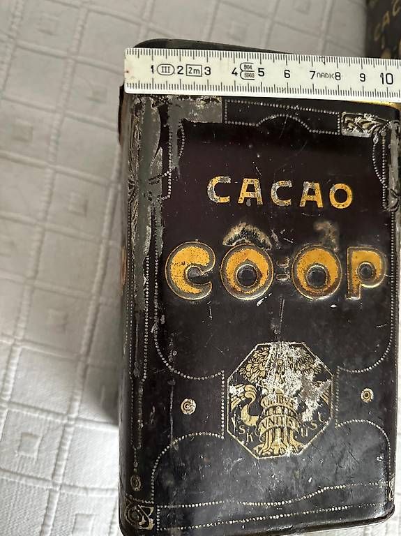 Barattoli: Antike Kakao Dose Coop 1910 – Usato da Basel venduto da Blindside 1
