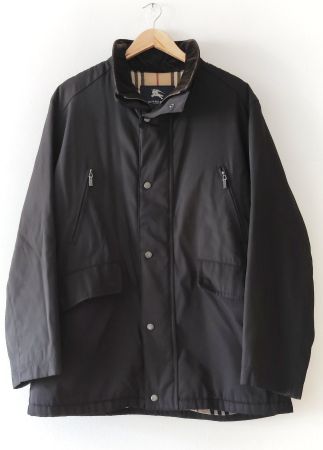 BURBERRY Jacke Parka Mantel Wool Novacheck Futter Gr.54