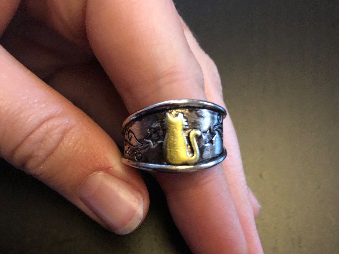 Anelli: Ring mit Katze (One Size), Nr. 56 – Nuovo (secondo la descrizione) da Gams venduto da Mariawicca 3