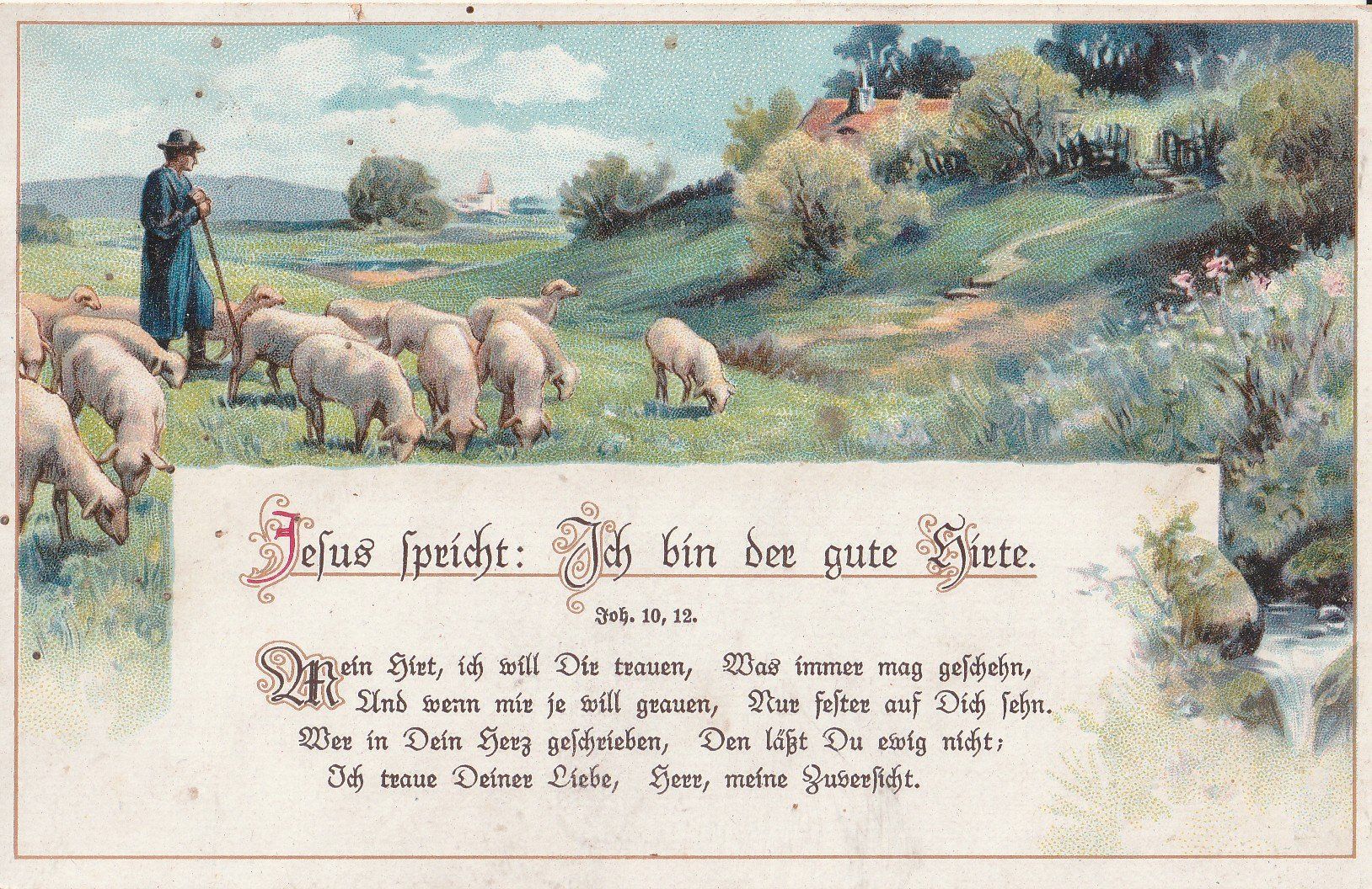 Cartes postales: 11 Religion - Textkarten – D'occasion à Lumbrein par made02 5