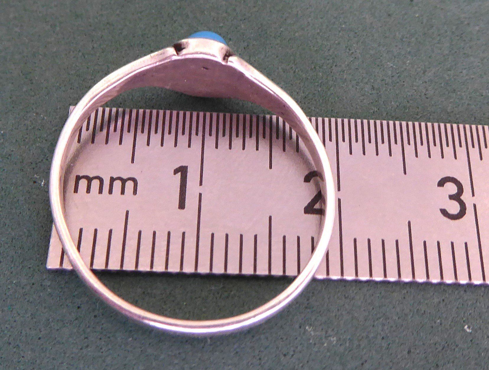 Bagues: Ring 925 Silber mit synthetischem Stein – D'occasion à Muri AG par silvermouse007 3