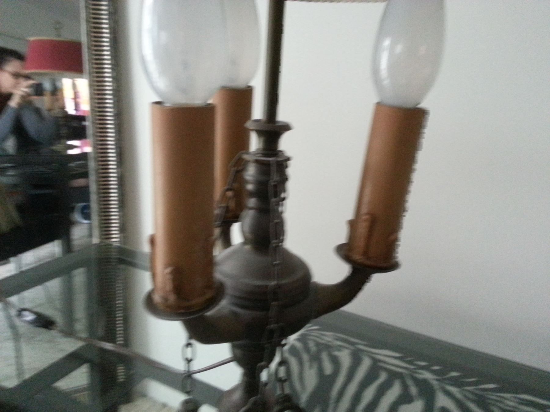 Lampade: Napoleon III Lampe, antik – Usato da Thalwil venduto da meinverkauf 5