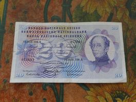 SUISSE  20  Francs  1976  (8694)  Billet