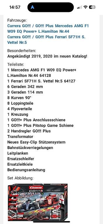 Piste: Carrera Go!!! + Keep on Racing Komplettset – Usato da Seuzach venduto da mela8404 1