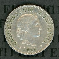 CHF___0.05 1911 unz 5 Rappen