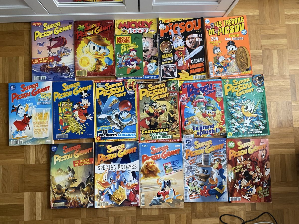 Fumetti: Super Picsou Géant lot de 17 années 1990 – Usato da Givisiez venduto da dor_xb9k