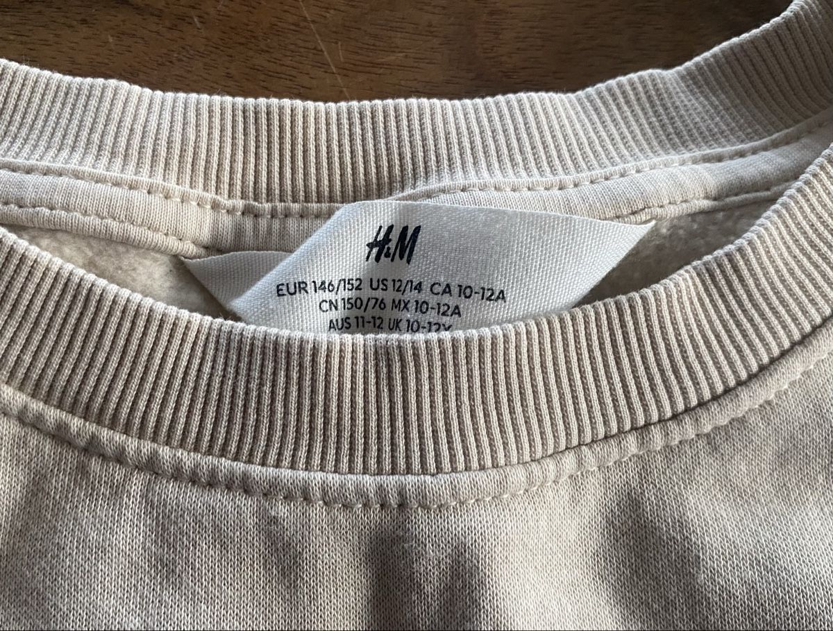 H&M Pullover & Sweatshirts: Pulli Pullover H&M Grösse 146 152 Mädchen beige – Gebraucht aus Horw von dreamsofacid 1