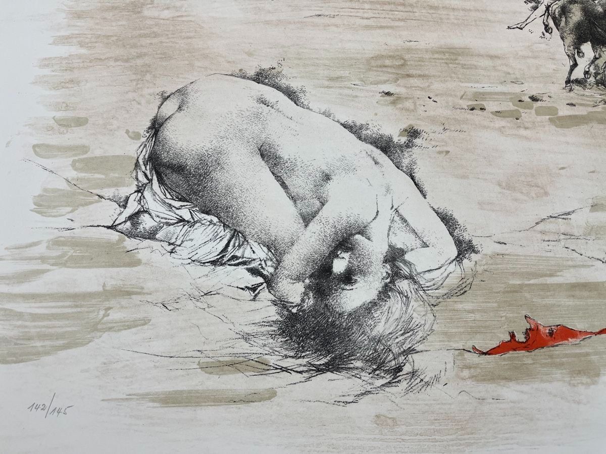 Arts picturaux & lithographies: Otto Bachmann LITHOGRAPHIE SIGNIERT NUMMERIERT – D'occasion à Gersau par grafik-kunst 1