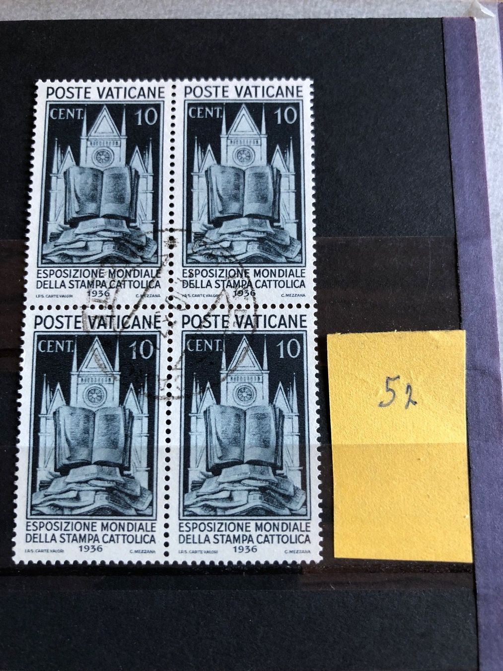 Alle Briefmarken: Briefmarken Vaticane – Gebraucht aus Strada von Betflo 1