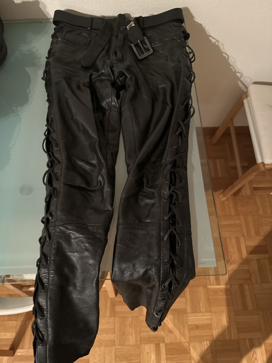 Pantaloni: Echt Lederhose, Motorradhose, – Usato da Zug venduto da Alexw99
