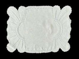Set 7 handbestickten, 70 Jahre alt, Vintage-Leinenplatzsets