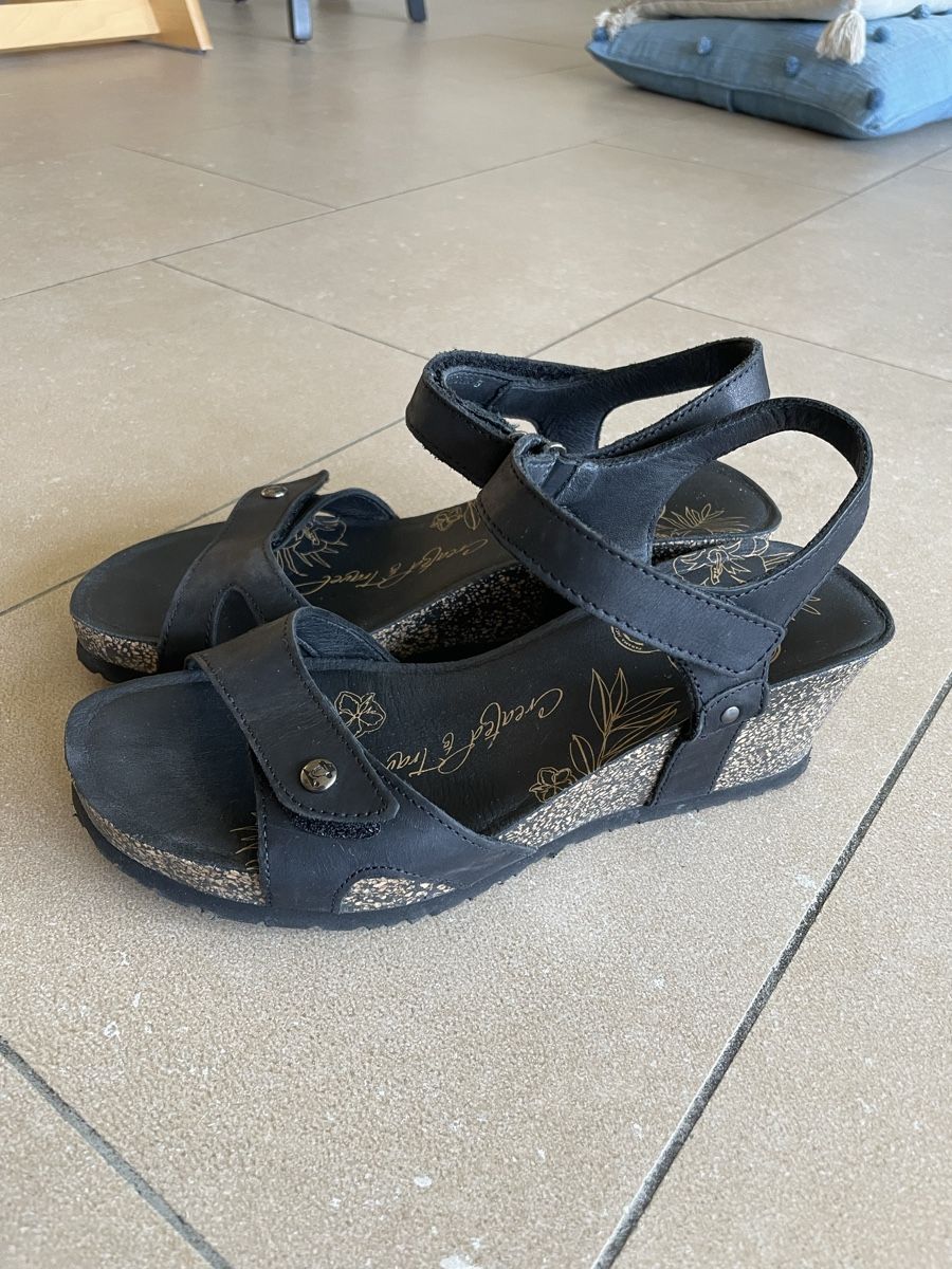Panama Jack Damenschuhe: Sandales PANAMA JACK, noir, 38 – Neu (gemäss Beschreibung) aus Fribourg von pas_2r77
