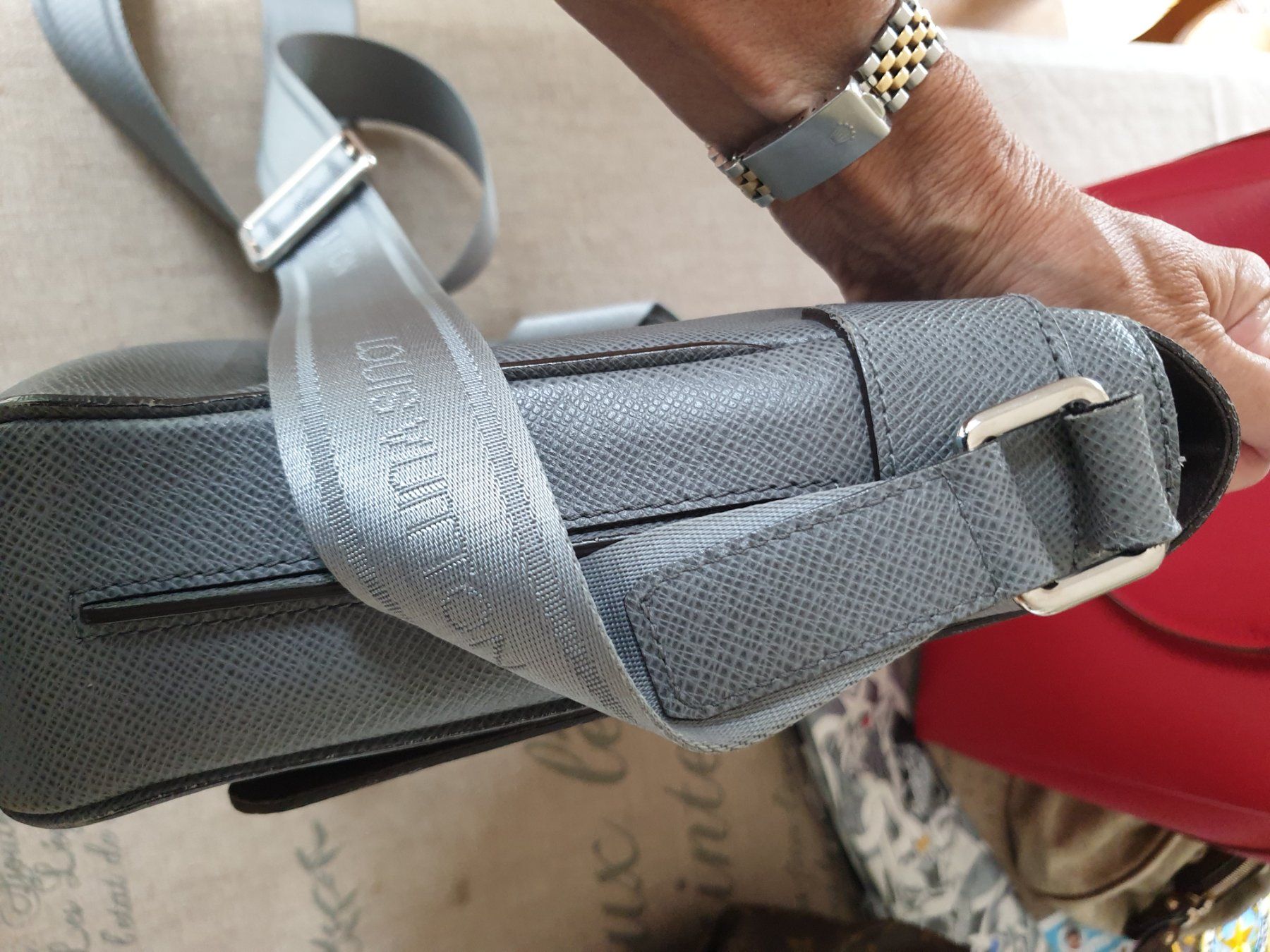 Louis Vuitton Borse: Louis Vuitton Roman PM Taïga glacier – Usato da Bottmingen venduto da sandy_2 7