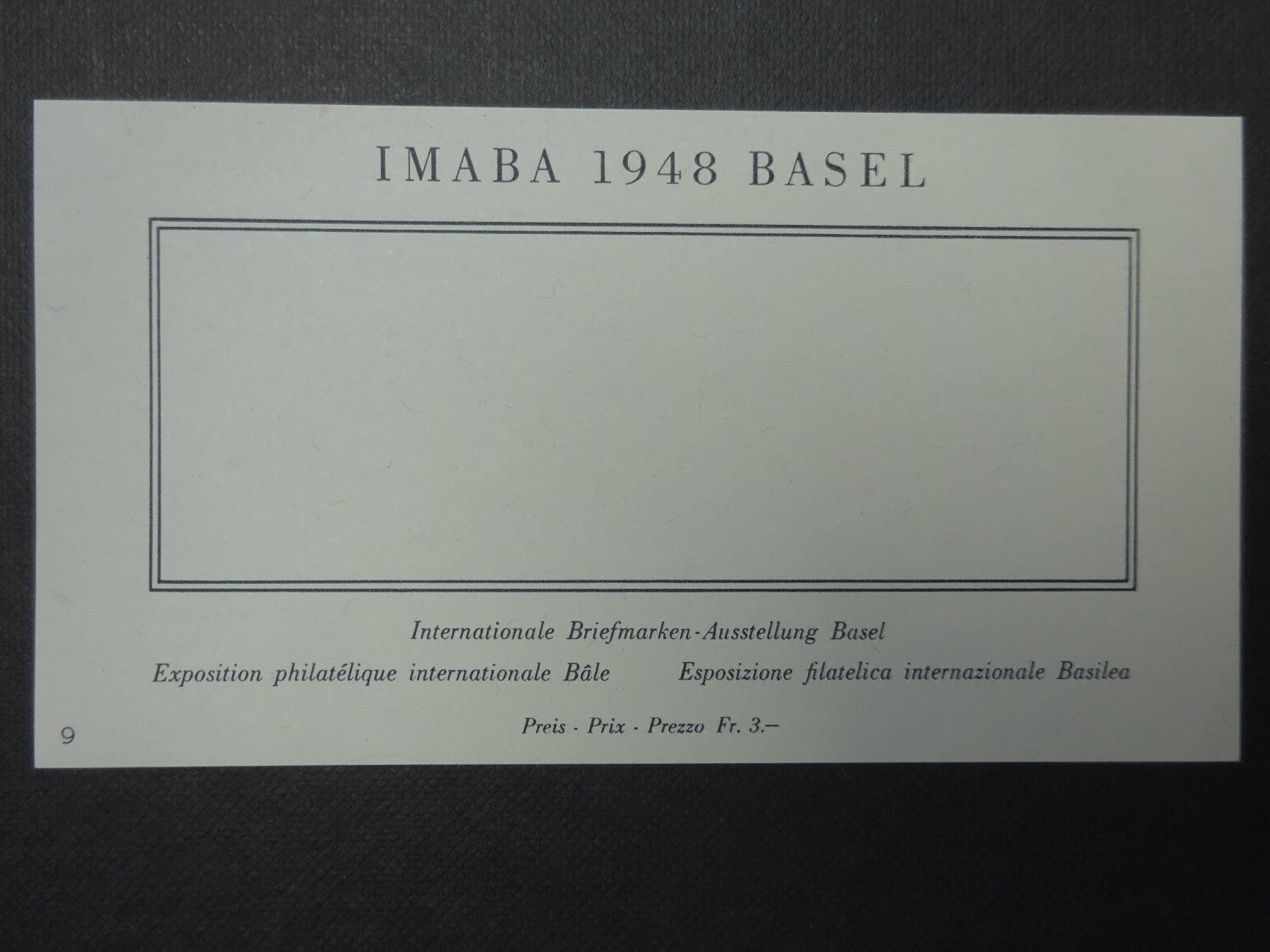 Tutti i francobolli: 1948 W31.W Werdegang Block postfrisch** – Usato da Appenzell-Steinegg venduto da adi1975