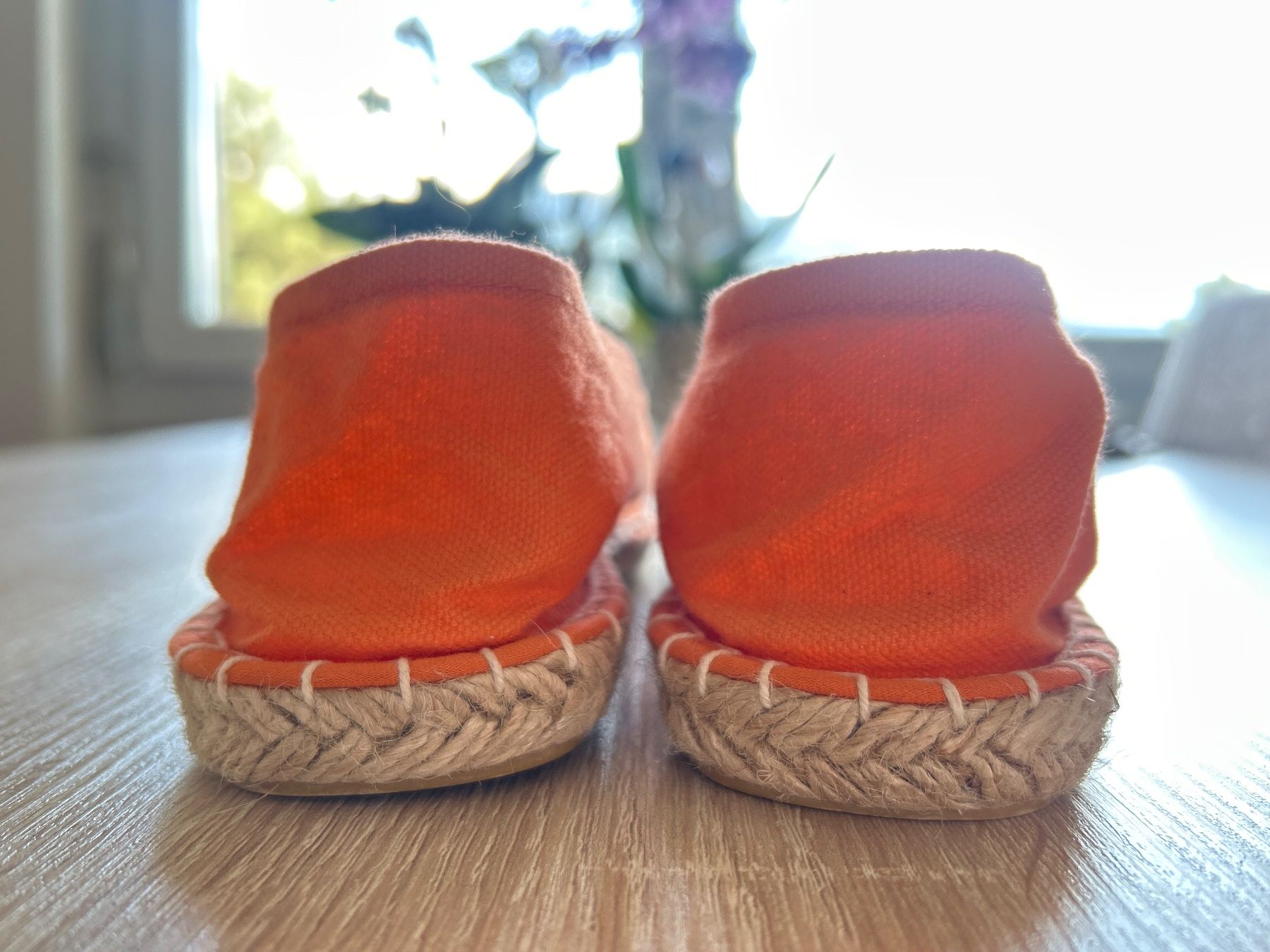 Damenschuhe: Espadrilles orangefarbig Gr. 39 – Gebraucht aus Brunnen von Nala2929 6