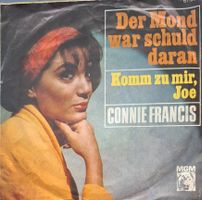 Vinyl Single Connie Francis - Der Mond war schuld daran