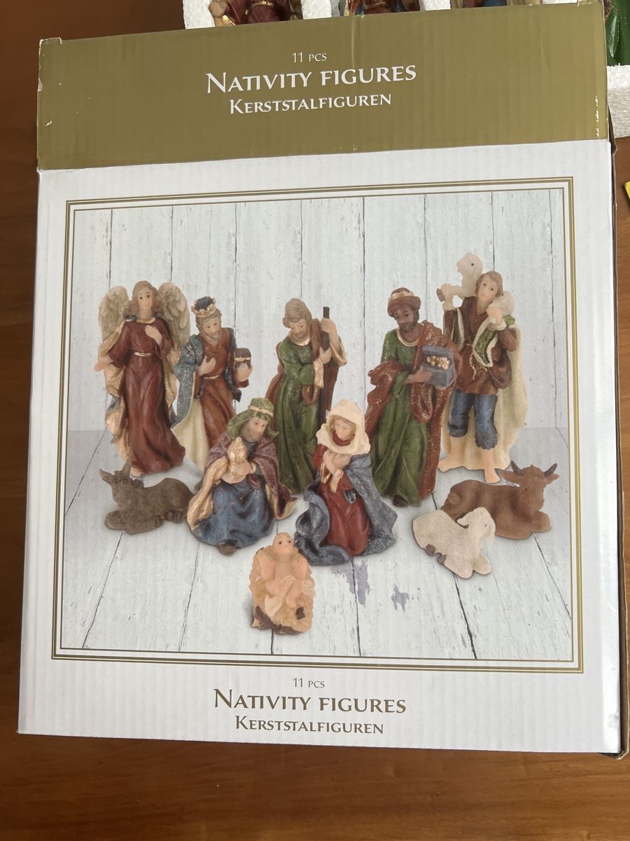 Statuette: Weihnachtskrippe Figuren Set, 11-teilig, Neuwertig – Nuovo (secondo la descrizione) da Hochdorf venduto da la_nationale
