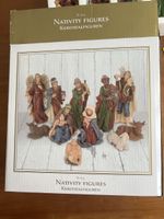 Weihnachtskrippe Figuren Set, 11-teilig, Neuwertig