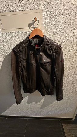 Strellson Lederjacke (Biker-Stil) Gr. 46