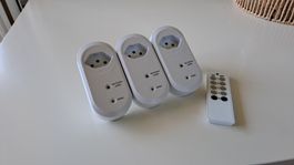 Kit de 3 prises télécommandées, prise Suisse