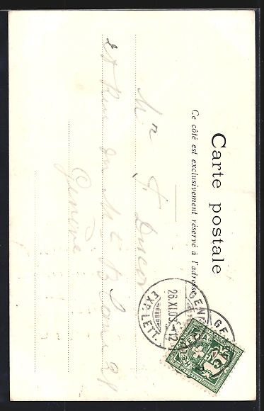Cartoline postali: Genève, Restaurant du Temple de Saint-G – Usato da Berlin venduto da bartko-reher 1