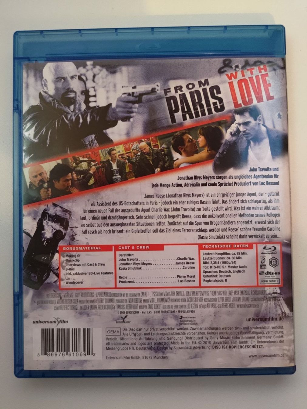 Tutti i DVDs: From Paris with Love – Usato da Liestal venduto da Kratzilla 2