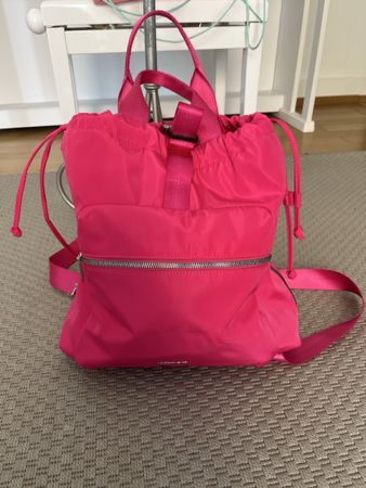 Tasche/Rucksack pink mit Zugband, Emily&Noa