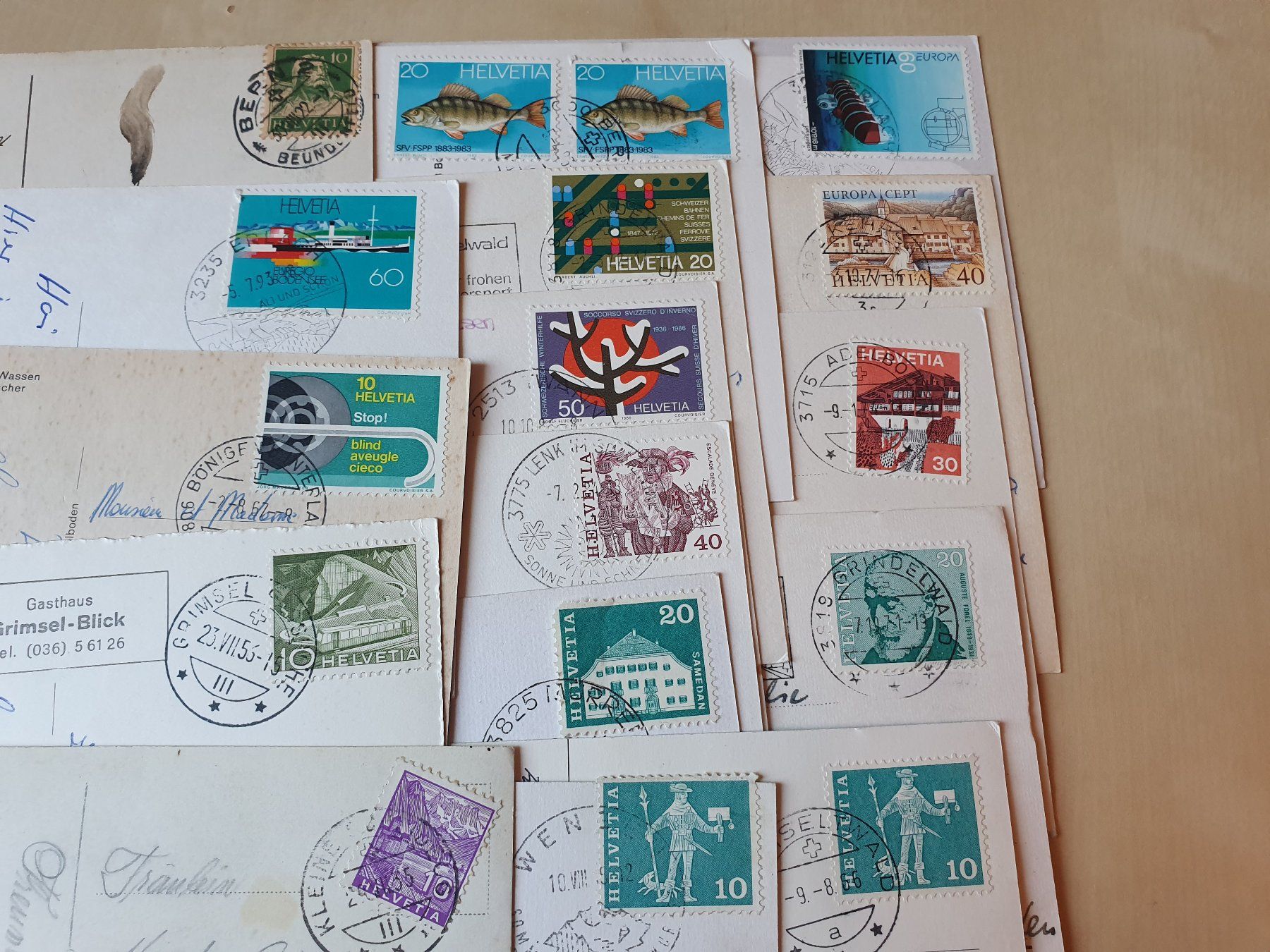Cartoline postali: 20 x Karten Bern ab 1922 – Usato da Stansstad venduto da collectorsshop 9