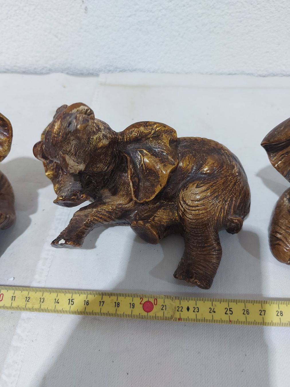 Figurines: 3er Set  Elefantenfiguren; Deko-Elefanten – D'occasion à Rheinau par profitronic.shop 8