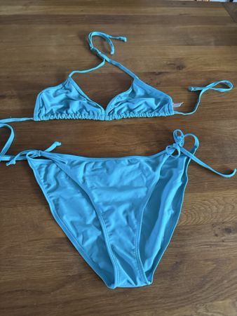 Bikini Set hellblau Gr L gebrauchter Zustand