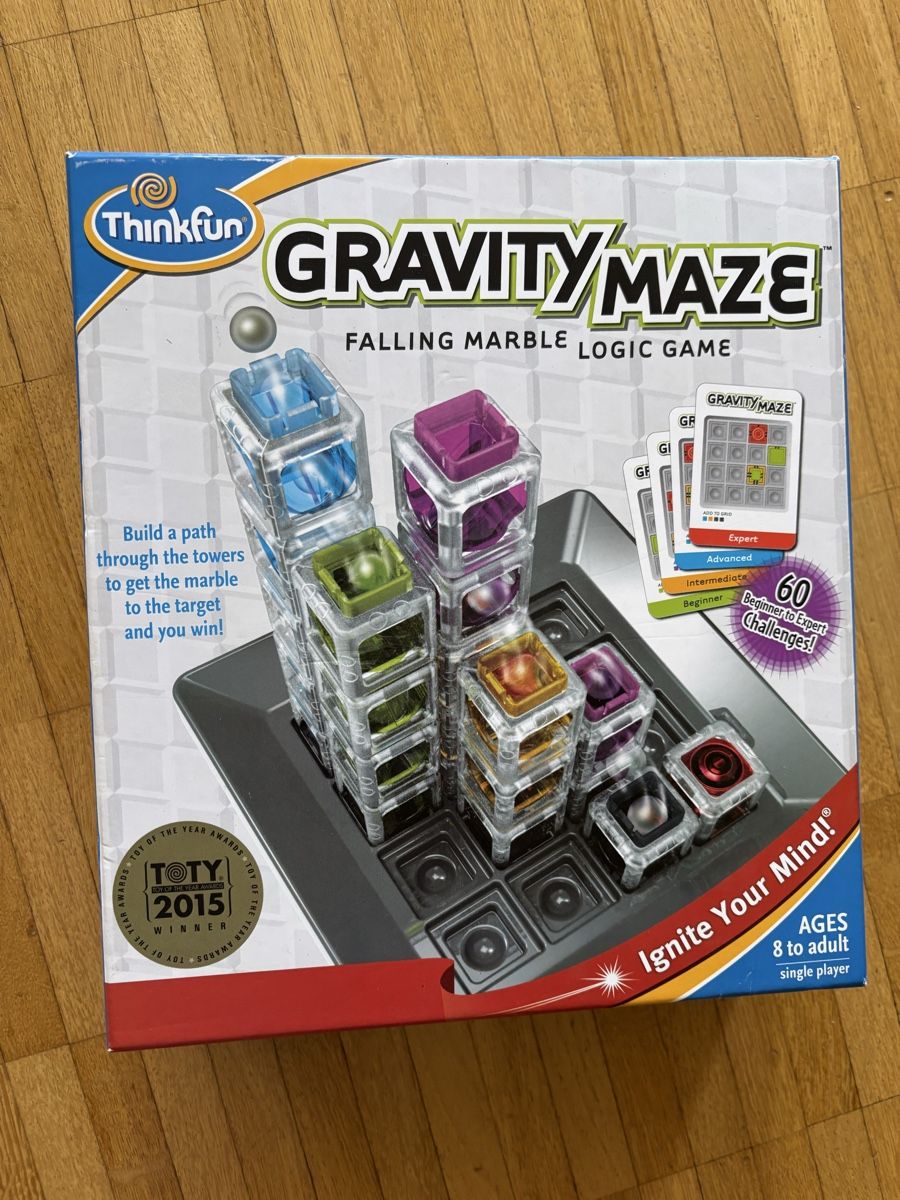 Giochi: Logic game Gravity Maze ThinkFun 60 challenges age 8+ – Usato da Basel venduto da Ellya