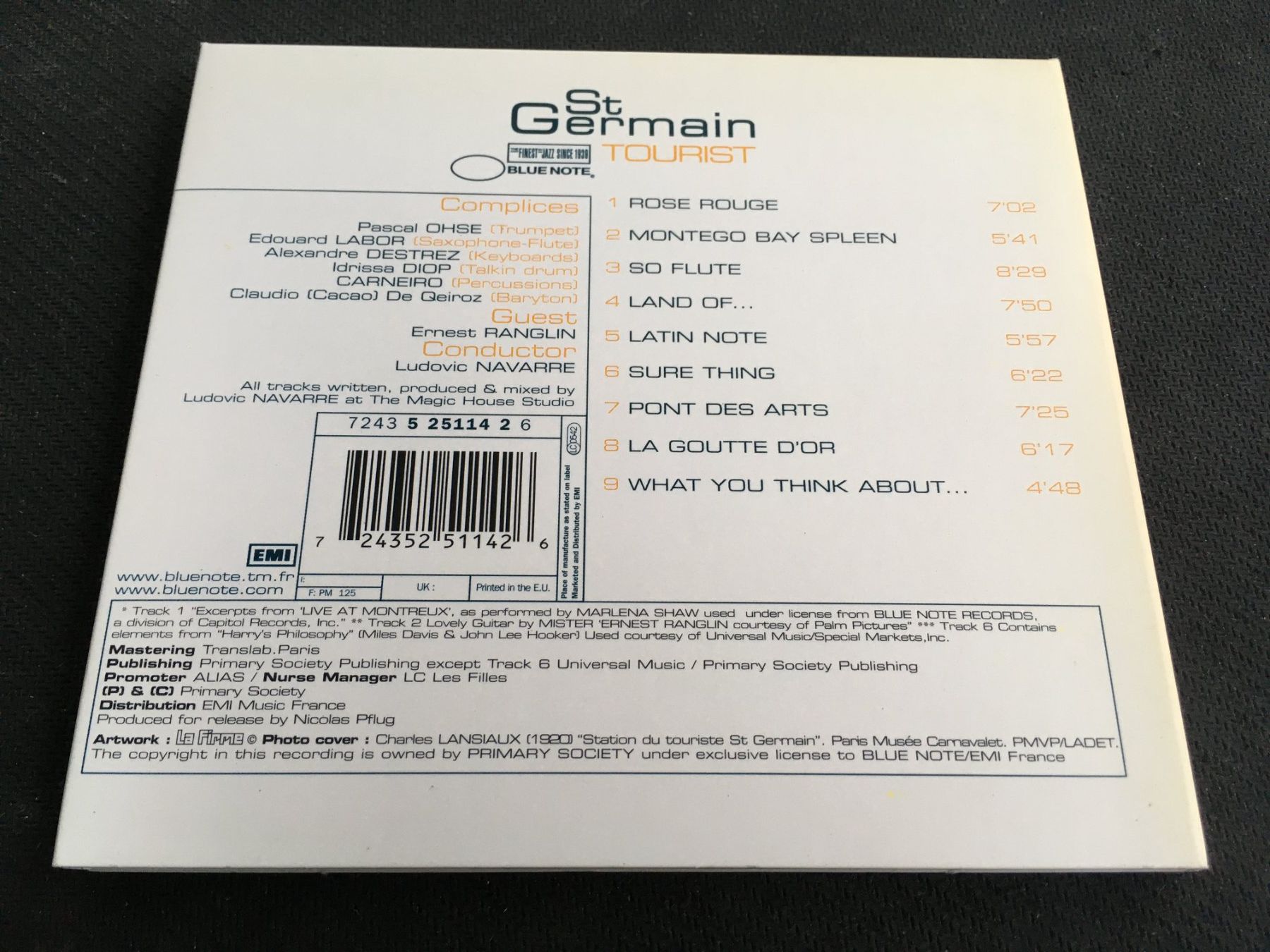 CD: St. Germain - Tourist -CD- – Usato da St.Gallen venduto da MedienJoe 2