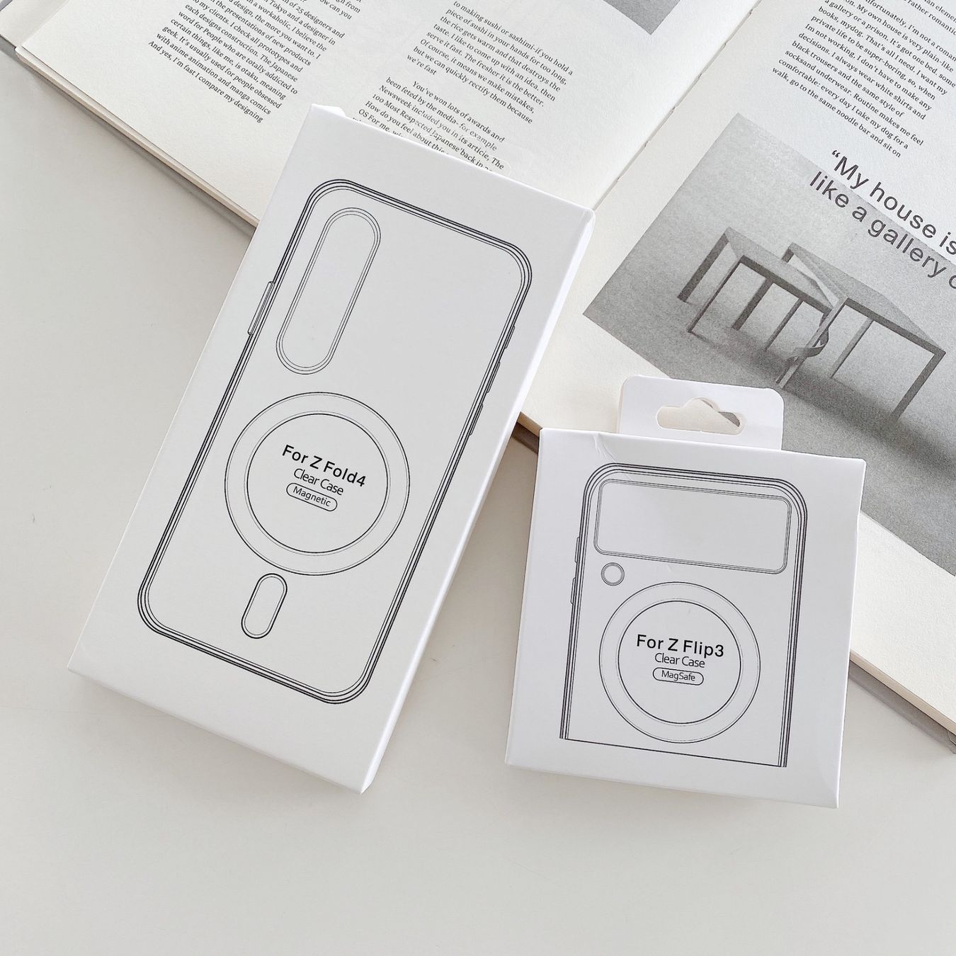 Covers & Schutzfolien: Z flip 6 - Coque semi rigide avec magsafe transparente – Neu und originalverpackt aus Morges von DigiAC 4