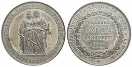 Genéve, Bronzemedaille 1864 (002)