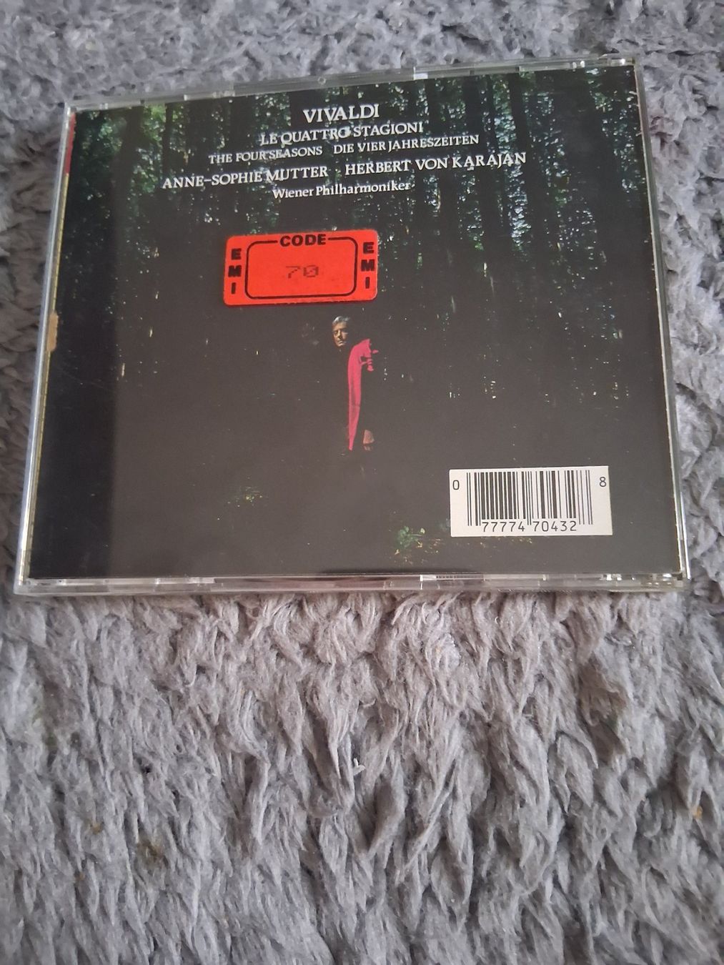 CD: VIVALDI    THE FOUR SEASONS   ANNE -SOPHIE MUTTER     CD – Usato da Wetzikon ZH venduto da Ramones01 1