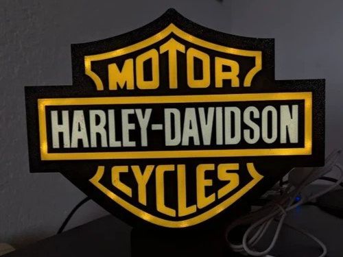 Lampade: Light Box/Logo Lumineux Harley-Davidson - USB – Nuovo e nell'imballaggio originale da Yvorne venduto da Bocchino_1291