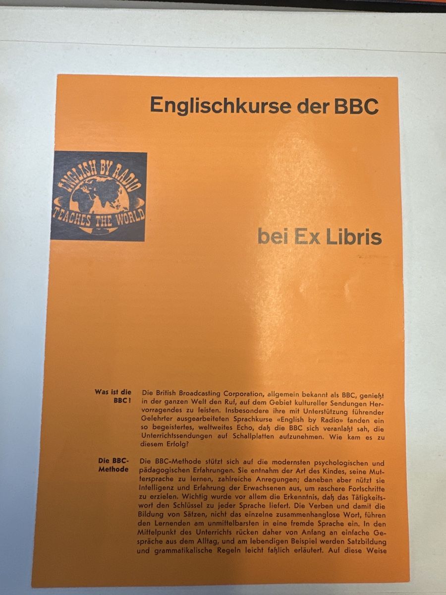 Dischi in vinile: Englischkurs Schallplatten BBC Calling all Beginners – Usato da Frümsen venduto da Katzen0 1