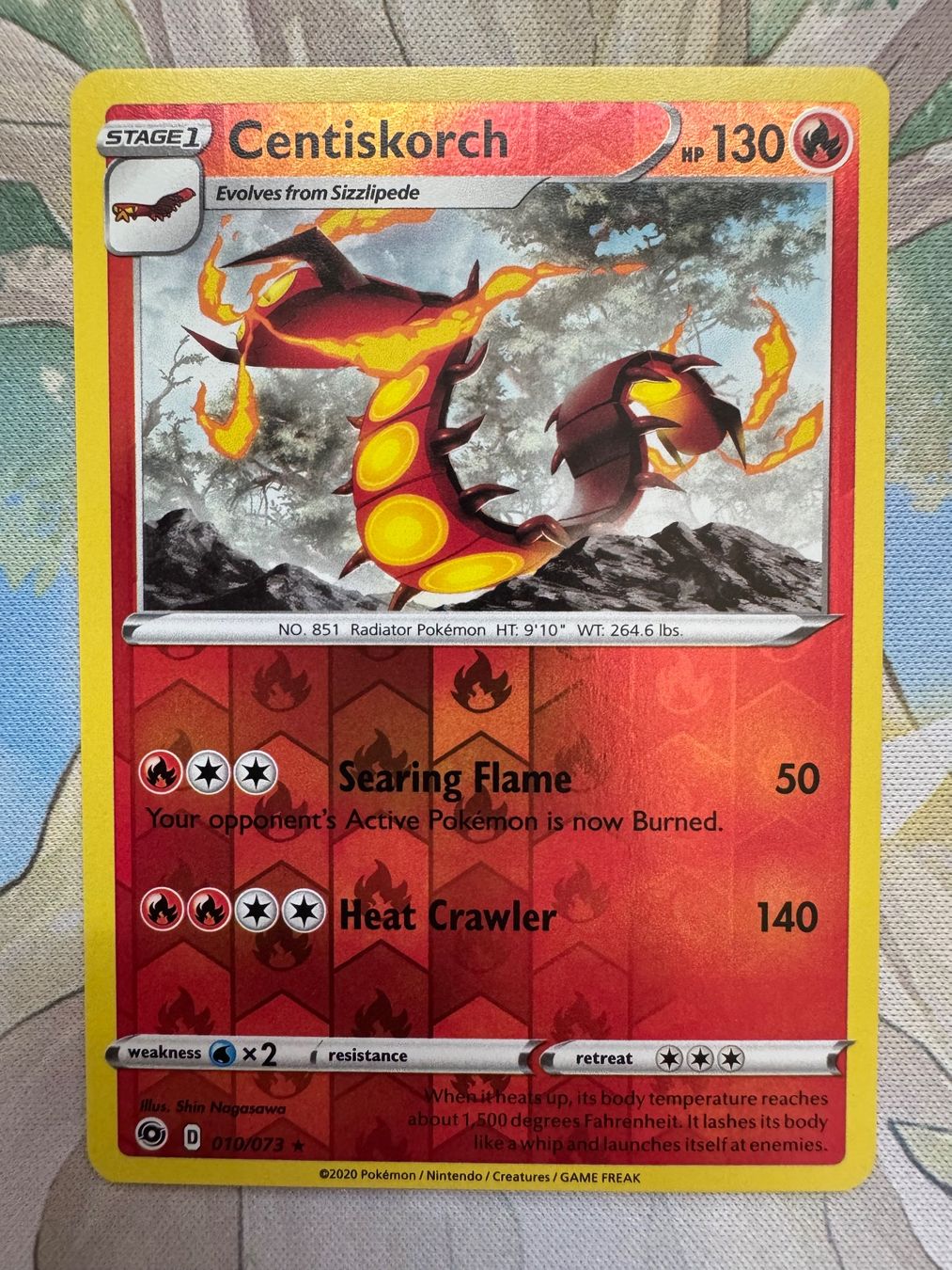 Pokémon Sammelbilder & Trading cards: Pokémon TCG - Centiskorch Reverse (CPA010) Champions Path – Neu (gemäss Beschreibung) aus Oberwil BL von Chelsea26