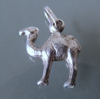 Silber 925 Kamel Anhänger 15 x 18 mm