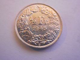 50 Rp. 1953 silber unz/stgl
