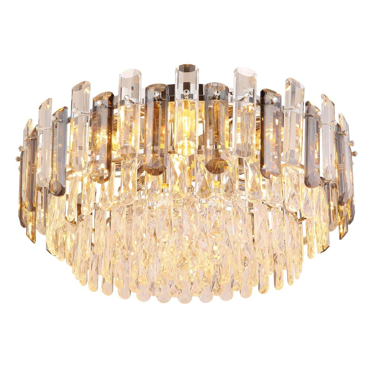 Lampadari & plafoniere: Deckenleuchte, Glas, Rauchfarbe, 55 cm Ø – Nuovo (secondo la descrizione) da Kreuzlingen venduto da Smart-Light