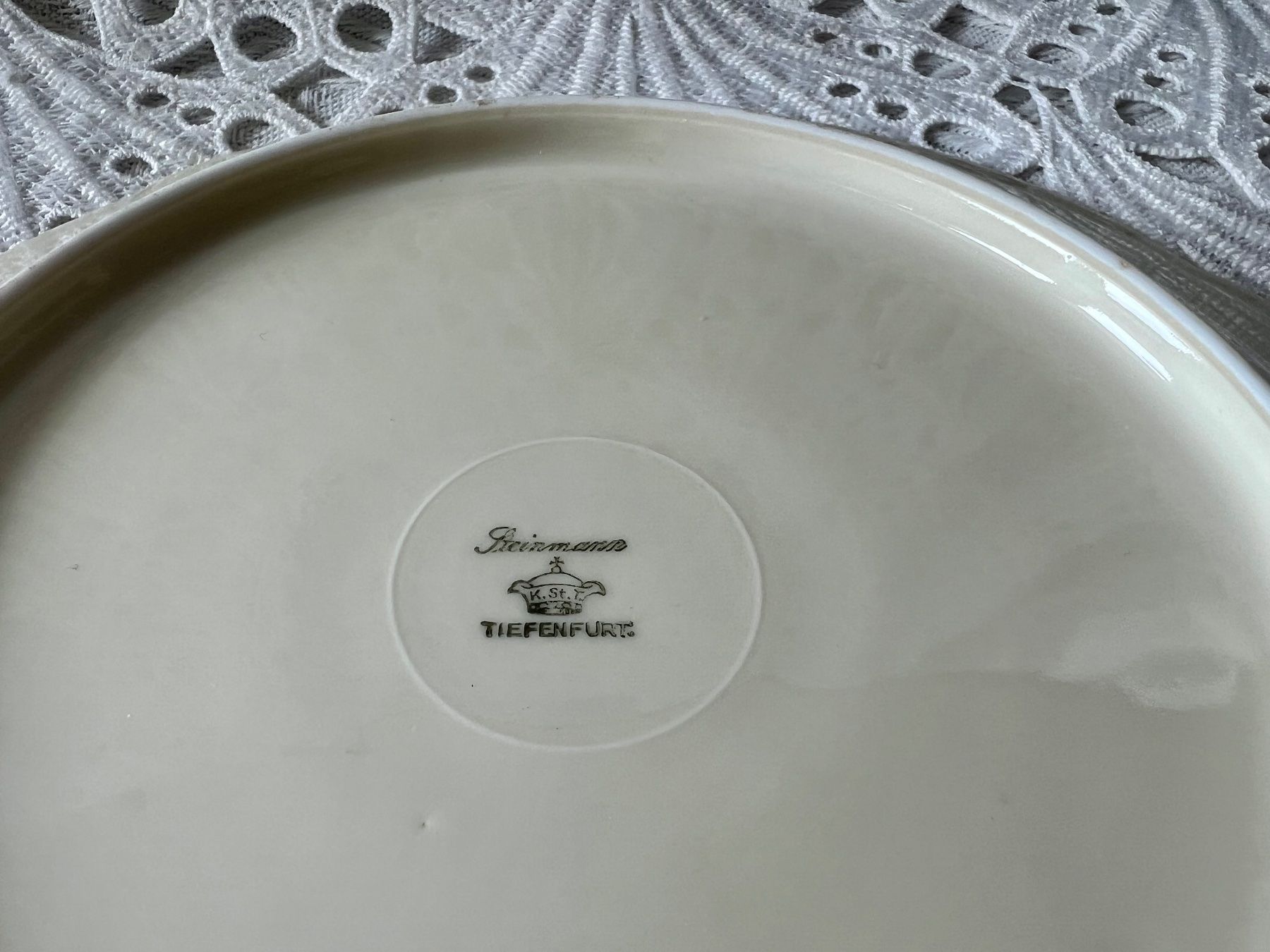 Teller: großer Teller Prunkschale Porzellan 28cm – Gebraucht aus Frenkendorf von Only1 7