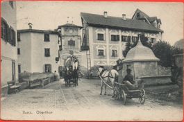 ILANZ Oberthor - Pferde-Kutsche - Pferde-Fuhrwerk