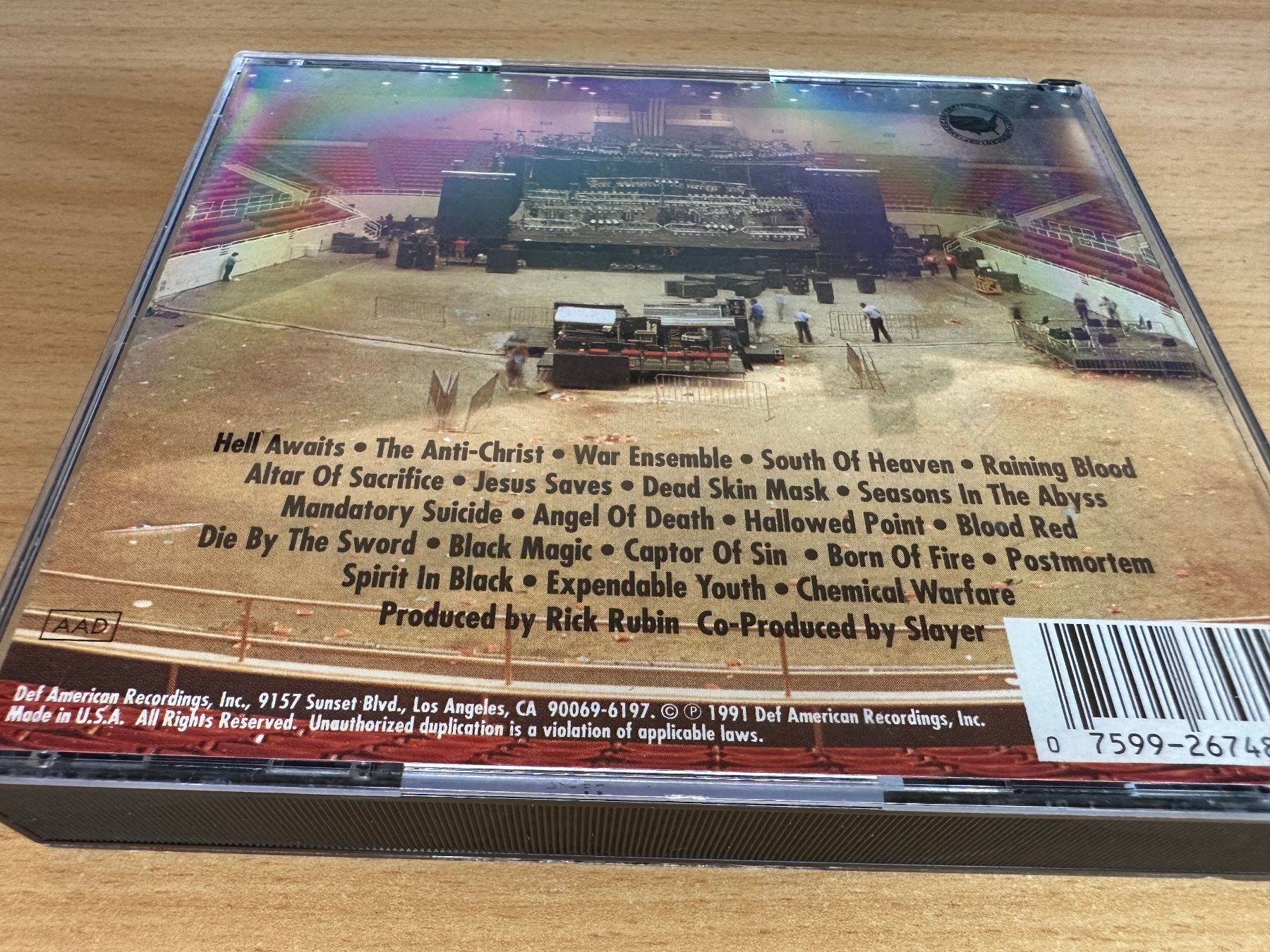 CD: Slayer – Decade Of Aggression Live - 2 CD – Usato da Rikon im Tösstal venduto da Alpenmutz 1
